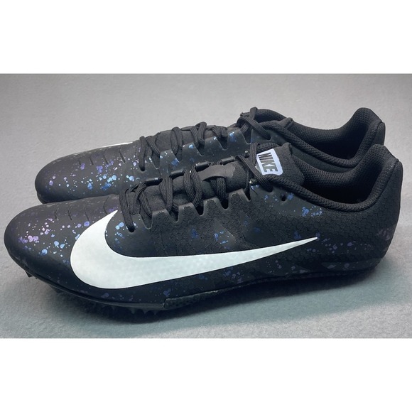 Nike Other - Nike Track Shoes Mens 10.5 Zoom Rival Cleats Black Indigo Fog 907564-003 Spike